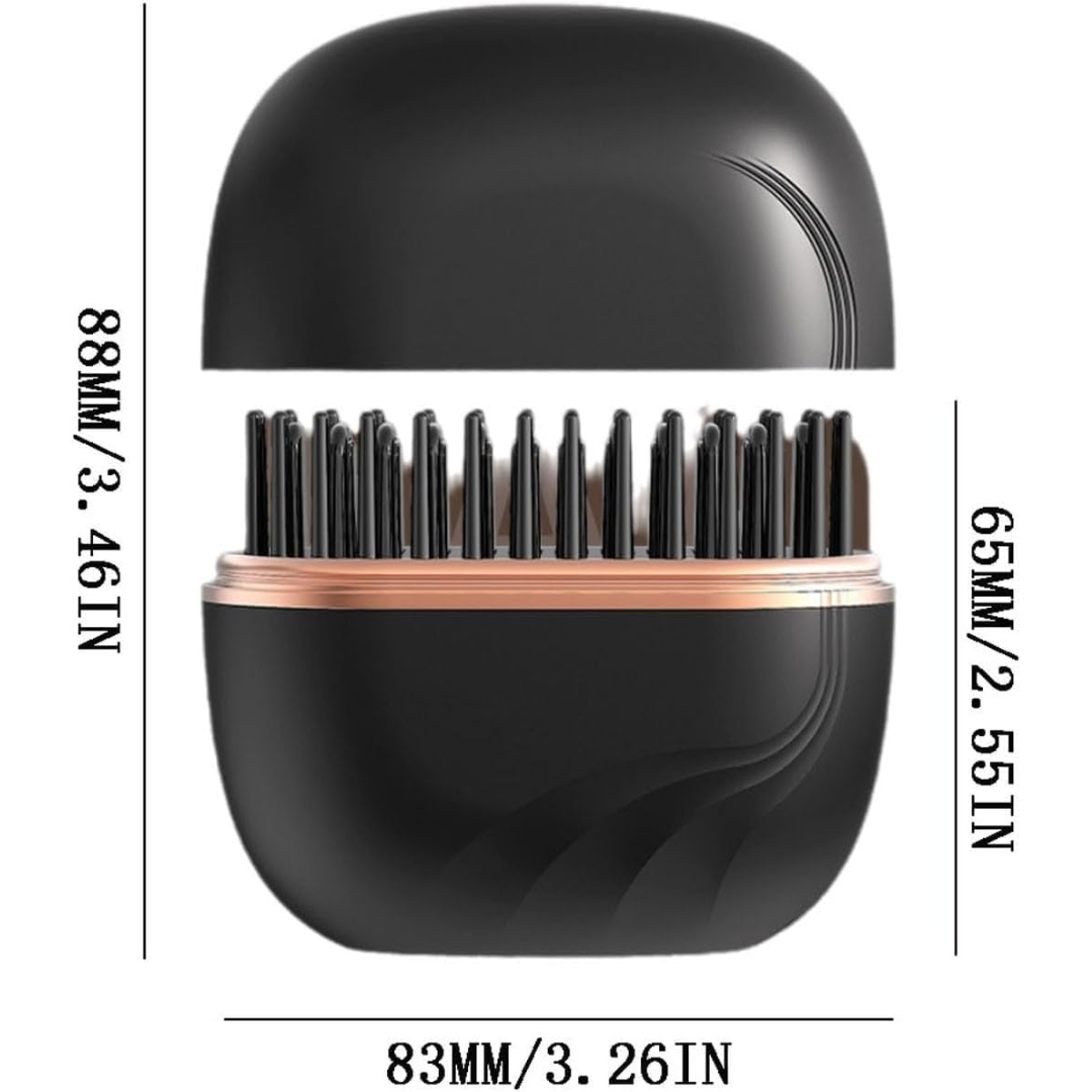 Mini cepillo portátil alisador de cabello