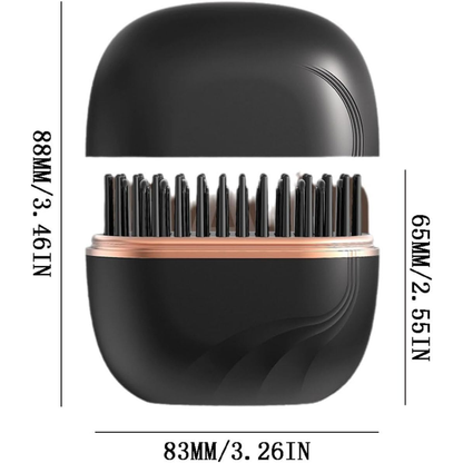 Mini cepillo portátil alisador de cabello